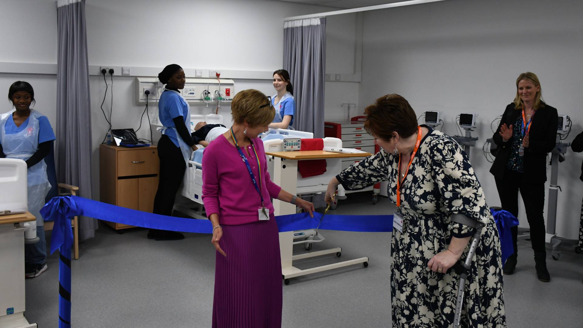 Health Wing Ribbon Cutting