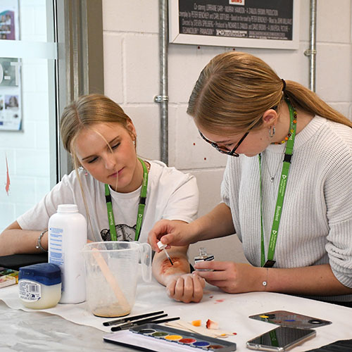 Two Students Burn Effects